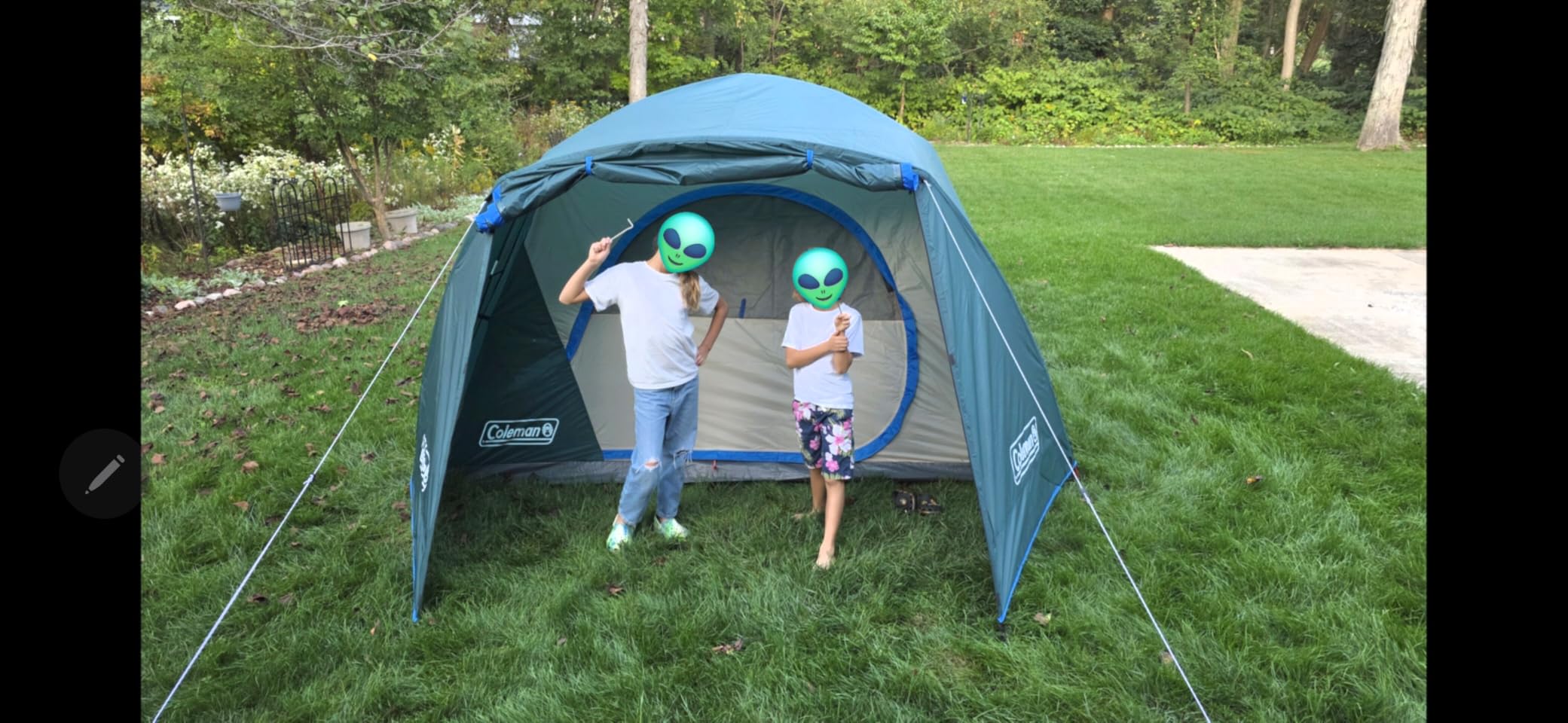 Coleman Skydome Tent with Full-Fly Weather Vestibule, Weatherproof 4/6 Person Tent Sets Up in 5 Minutes & Protects from Water, 20% More Headroom Than Traditional Shelters customer photo 2