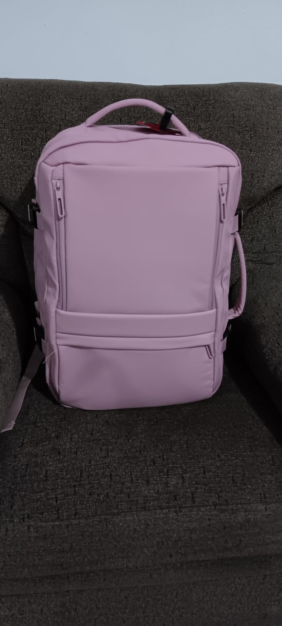 Rcrirth Carry On Travel Backpack Flight Approved for Men Women, Black customer photo 1