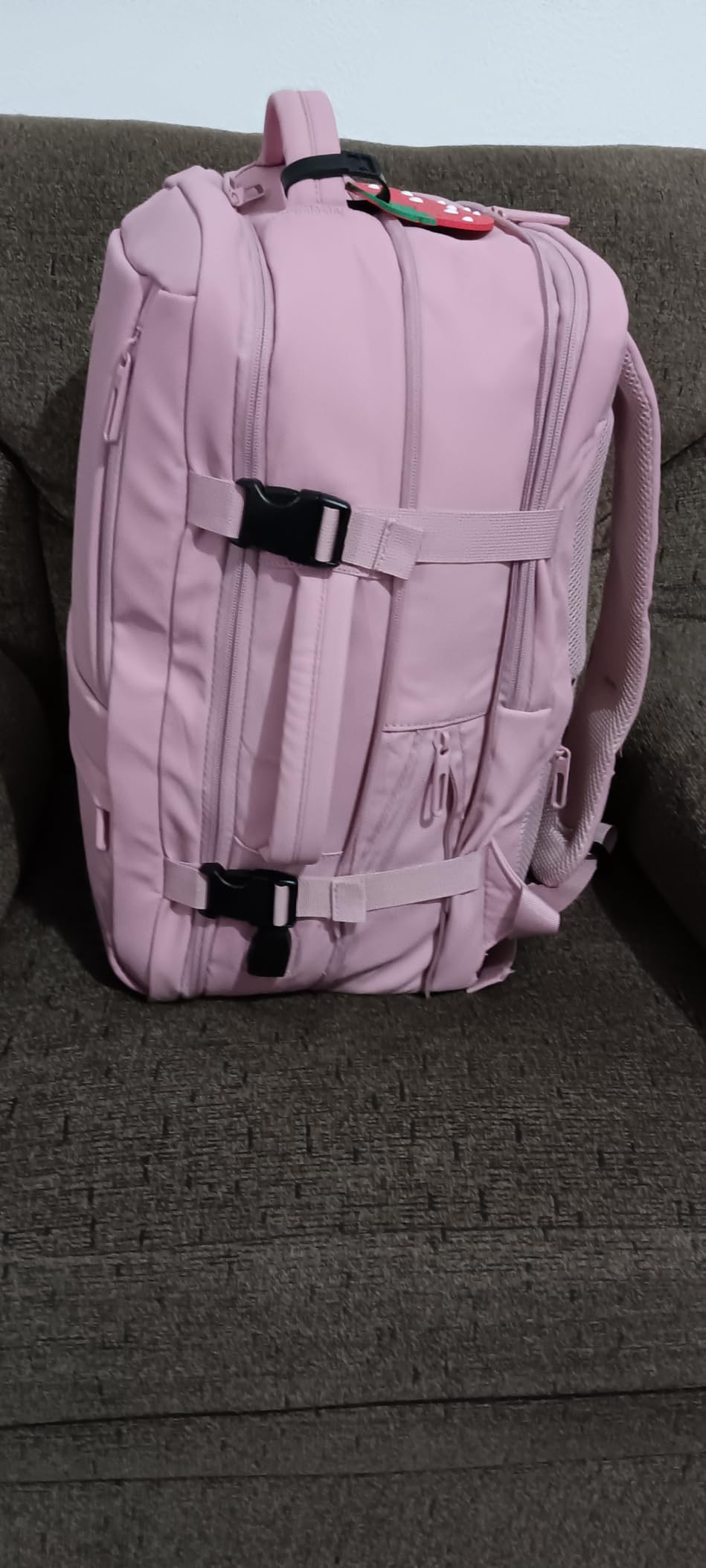 Rcrirth Carry On Travel Backpack Flight Approved for Men Women, Black customer photo 2