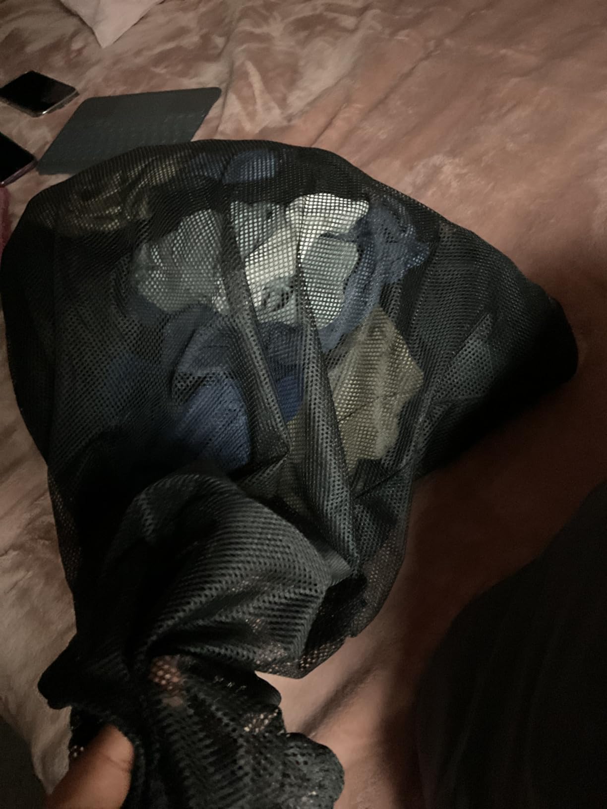 2 Pack Mesh Laundry Bags 23x34 Inch Drawstring Locking for Travel Home customer photo 1