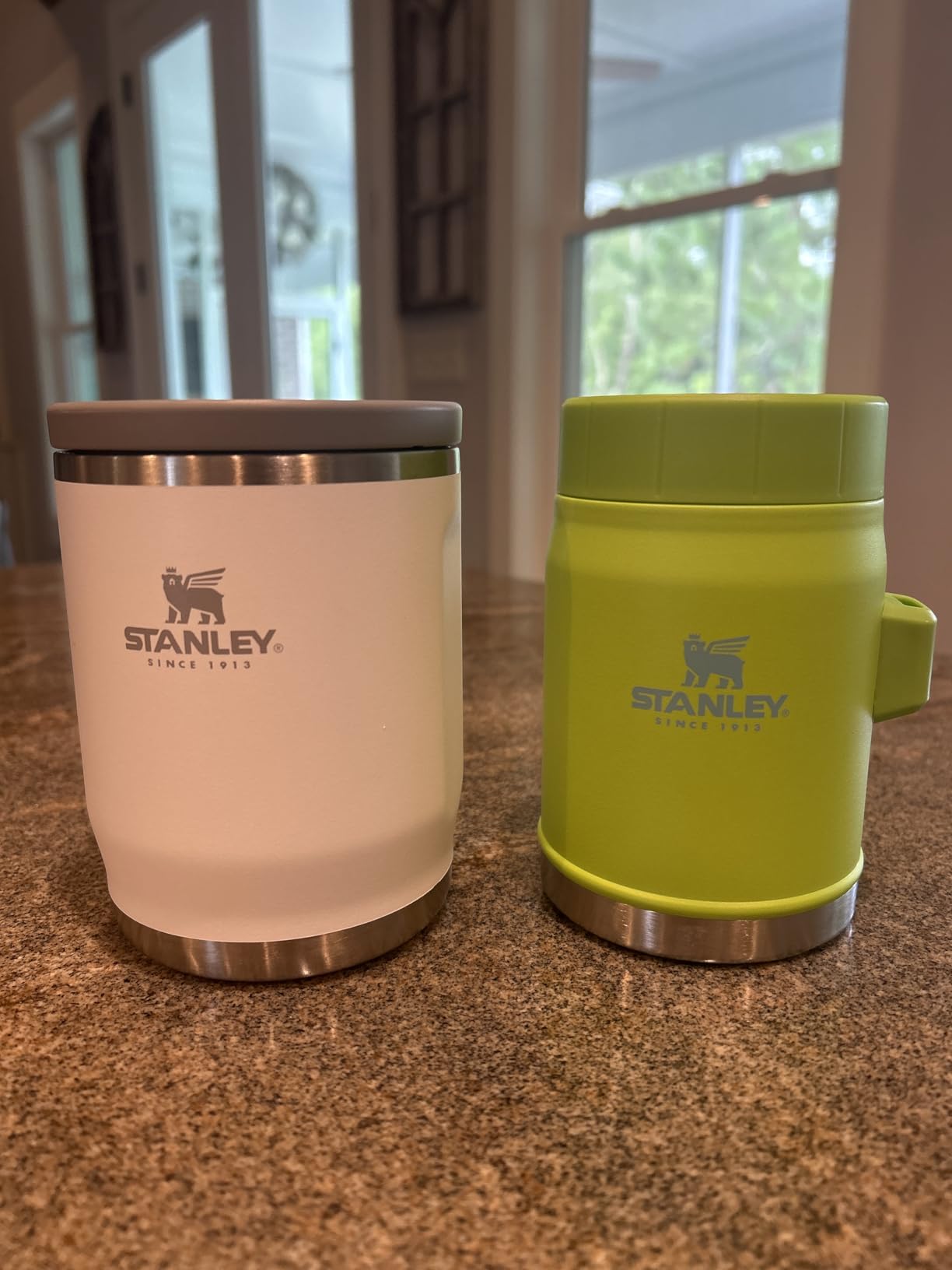 STANLEY Adventure To-Go Food Jar 18 oz | Vacuum Insulated Food Container | Wide Mouth Screw On Lid | Packable for Travel | Stainless Steel with Leakproof Lid | BPA-Free | Frost customer photo 1