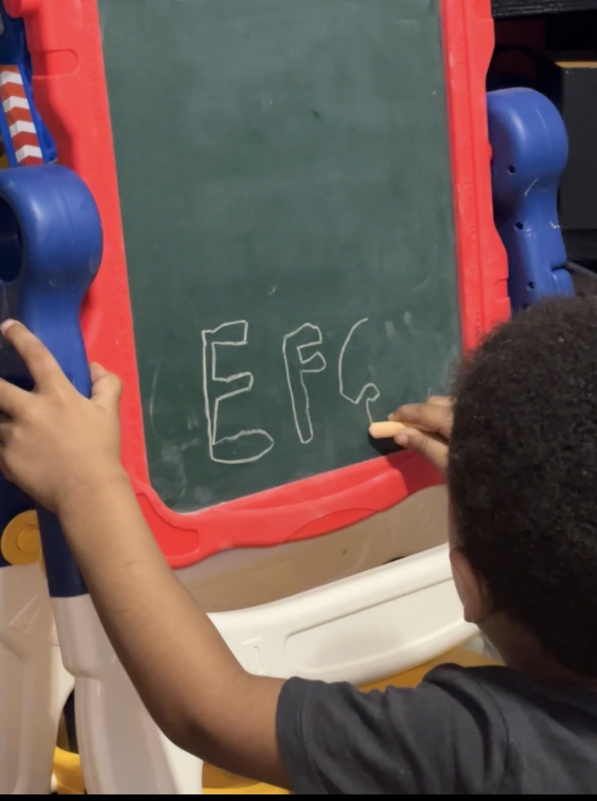 Kids Easel Toddlers Double-Sided Drawing Board Toys 3 4 Year Birthday Gifts customer photo 2