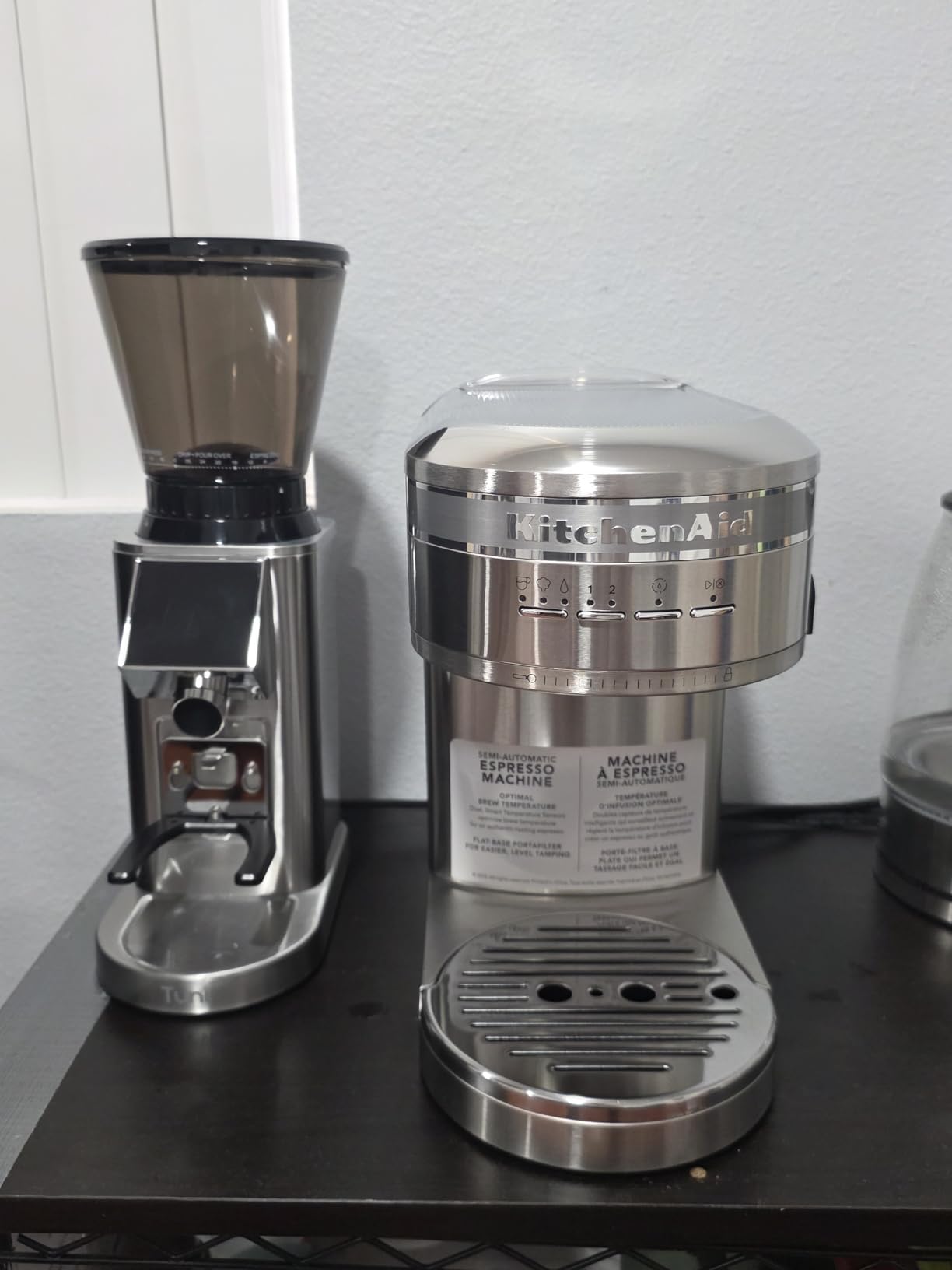 Tuni G1 Conical Burr Coffee Grinder with 48 Grind Settings, Silver customer photo 2