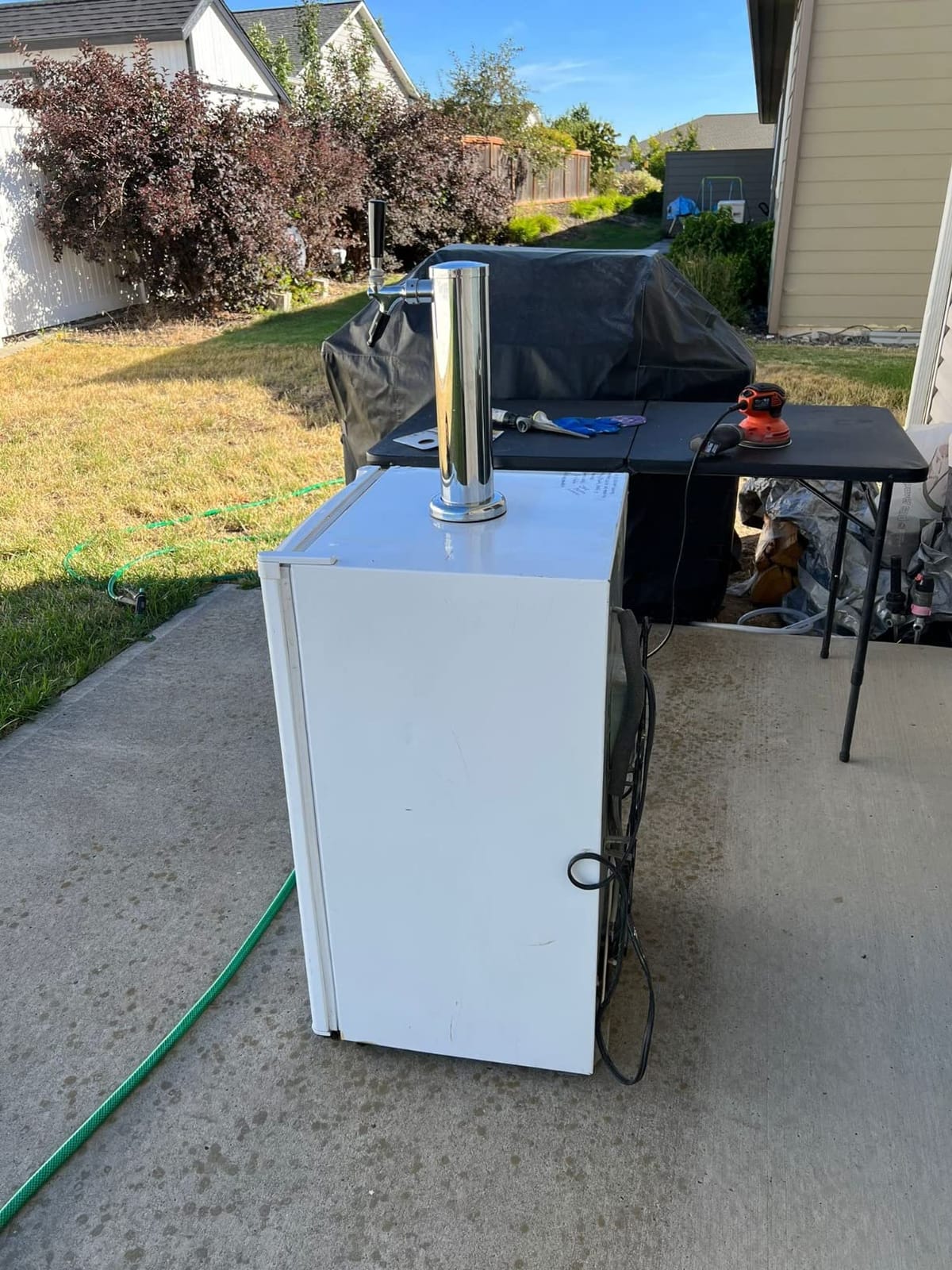 MRbrew 3 Beer Tap Stainless Steel Beer Tower 3'' Flange For Kegerator Tower customer photo 1