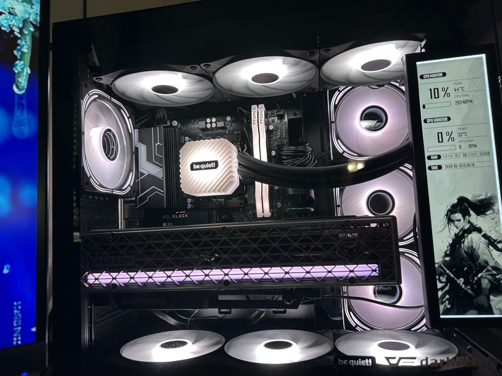 be quiet! Light Loop 360mm Black CPU Liquid Cooler for Heavily Overclocked Systems, 3X Light Wings LX 120mm PWM high-Speed ARGB Fan, Stylish ARGB Cooling Block, Extremely high Cooling Performance customer photo 2