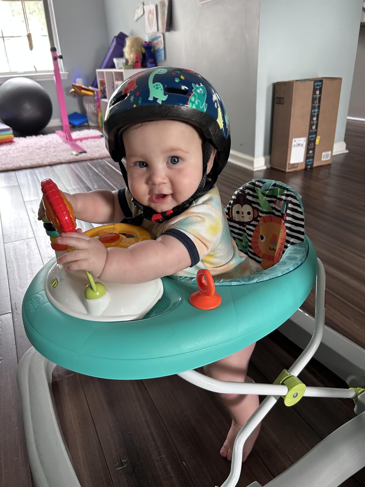 Toddler Helmet,Adjustable Lightweight Baby Infant Bike Helmet for 1-6 Year customer photo 2