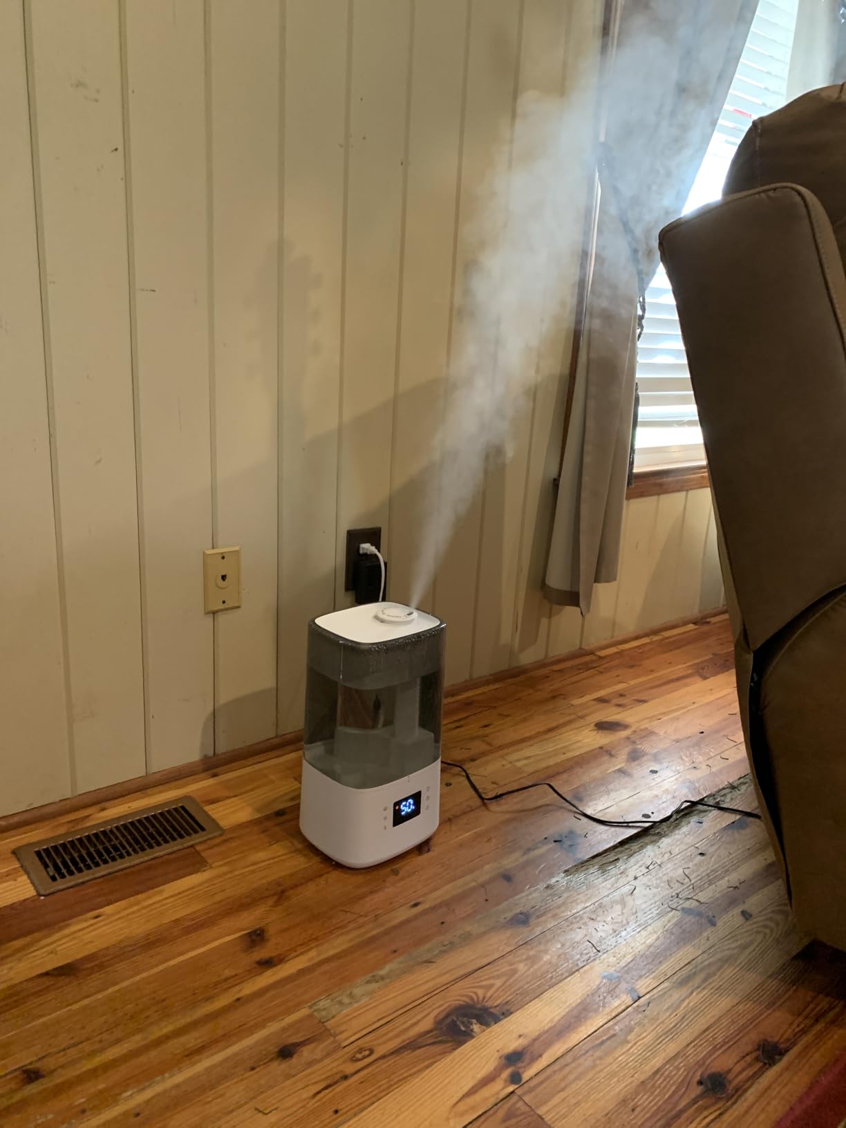 BOXING 6L Warm&Cool Mist Humidifier, Humidistat, Auto Mode, Remote,Timer customer photo 2
