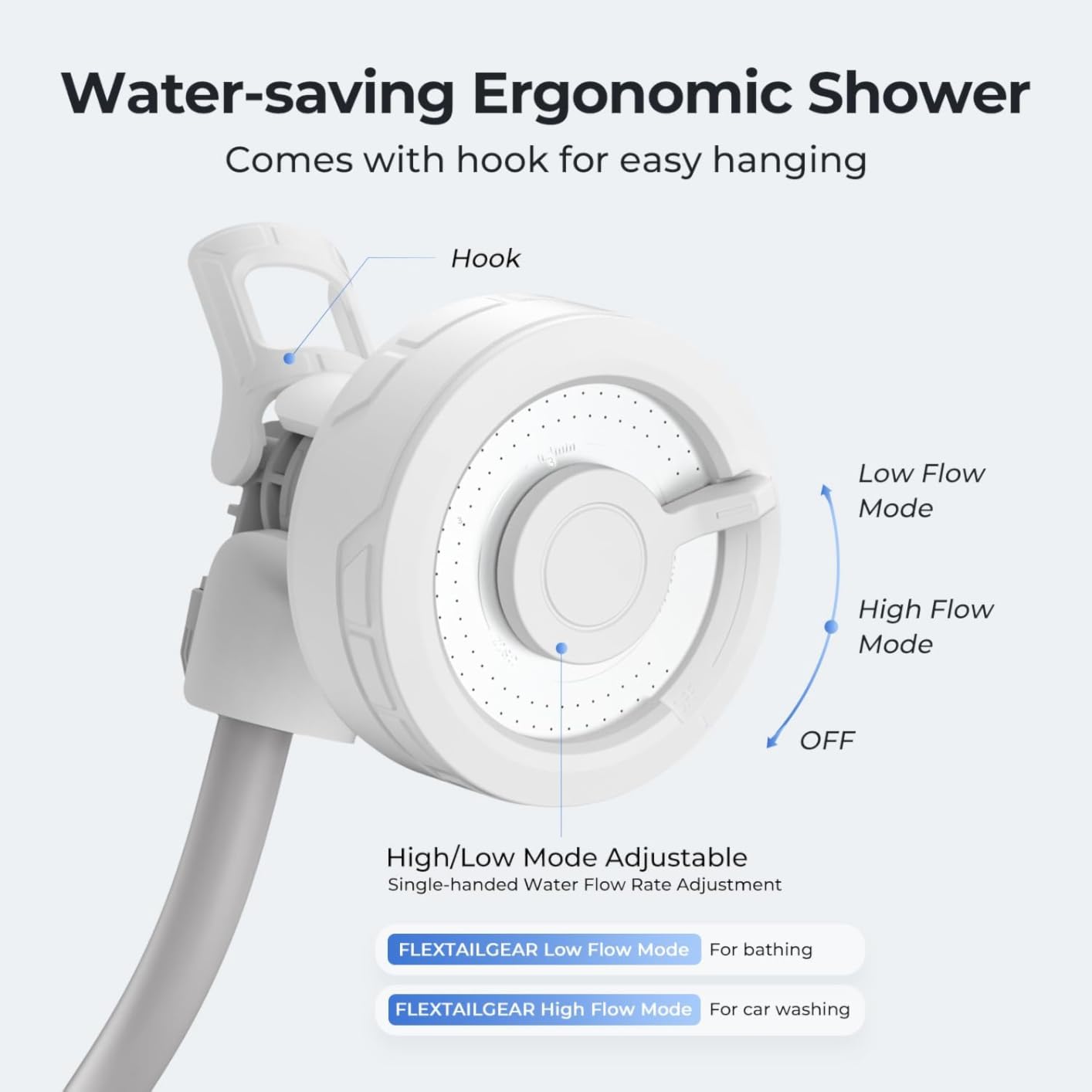 FLEXTAILGEAR MAX Shower Portable Shower for Camping, Rechargeable Outdoor Camping Shower, Portable Shower Pump with USB-C,Shower Pump for Hiking, Car wash, Pet Cleaning, Beach Vacations customer photo 1