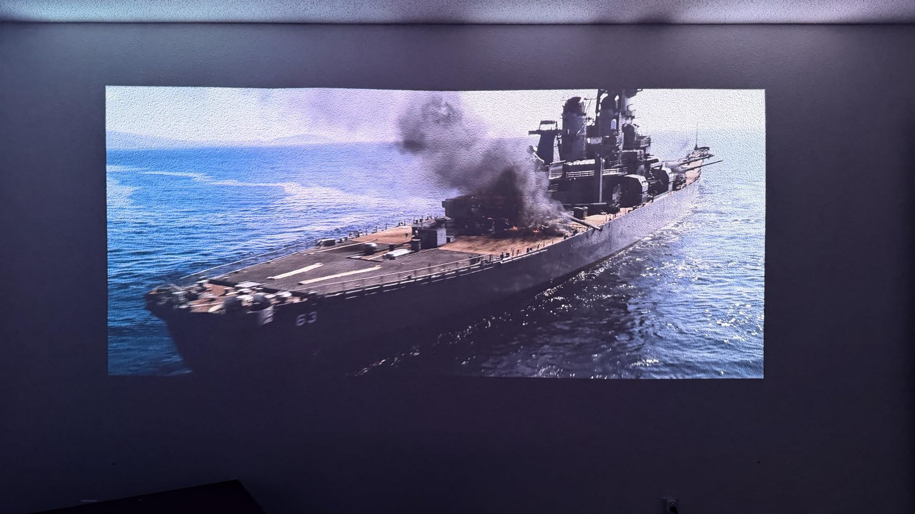 Hisense PL2, Ultra Short Throw Home Theater Laser Projector, 80” – 150”, 4K UHD, 2,700 Lumens, 3000:1 Contrast, Dolby Vision & Atmos, 3D, Google TV, WIFI 6E customer photo 2