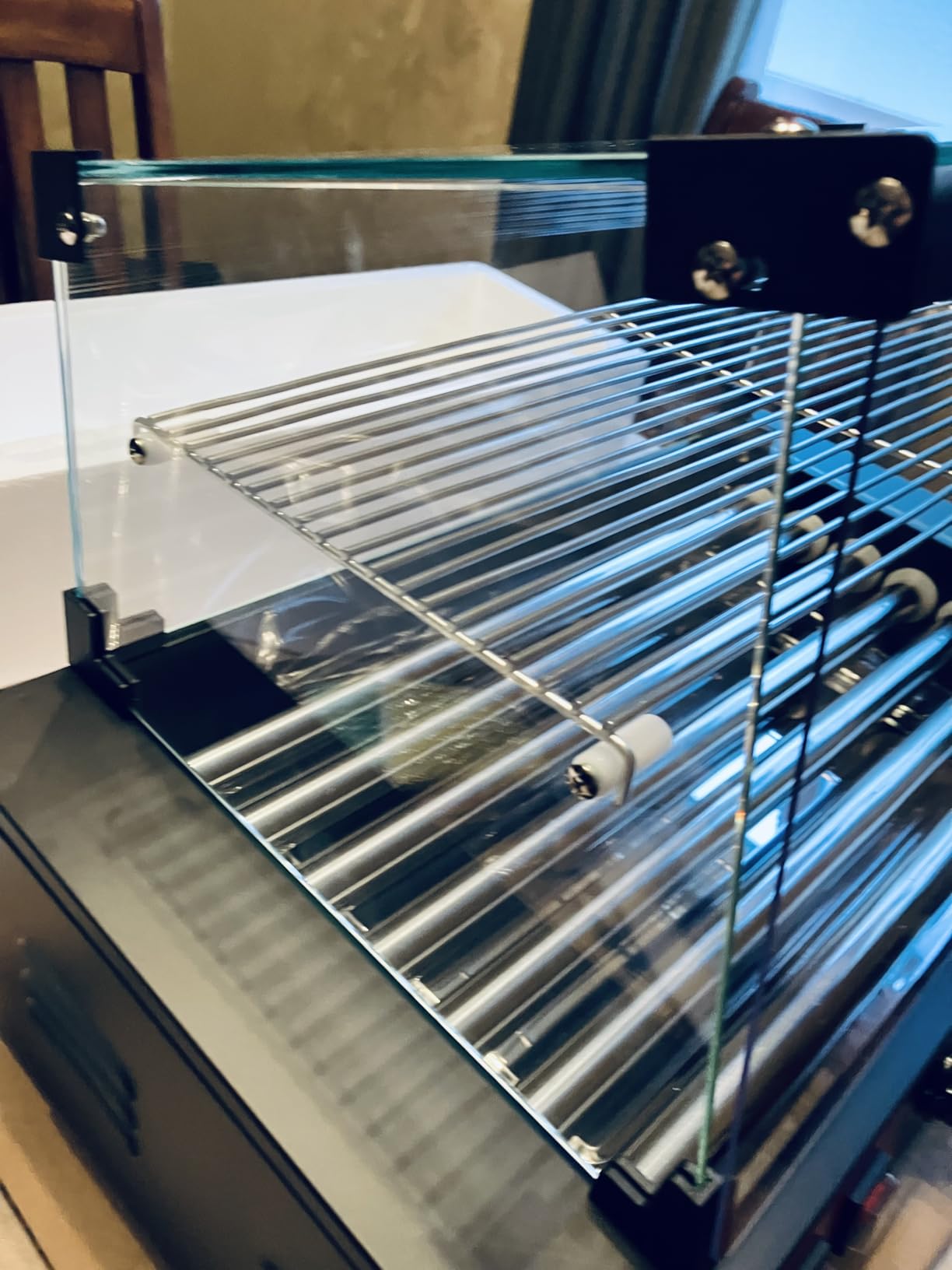 1650W Commercial Hot Dog Rollers Machine,11 Rollers 30 Hotdog Roller Grill customer photo 2