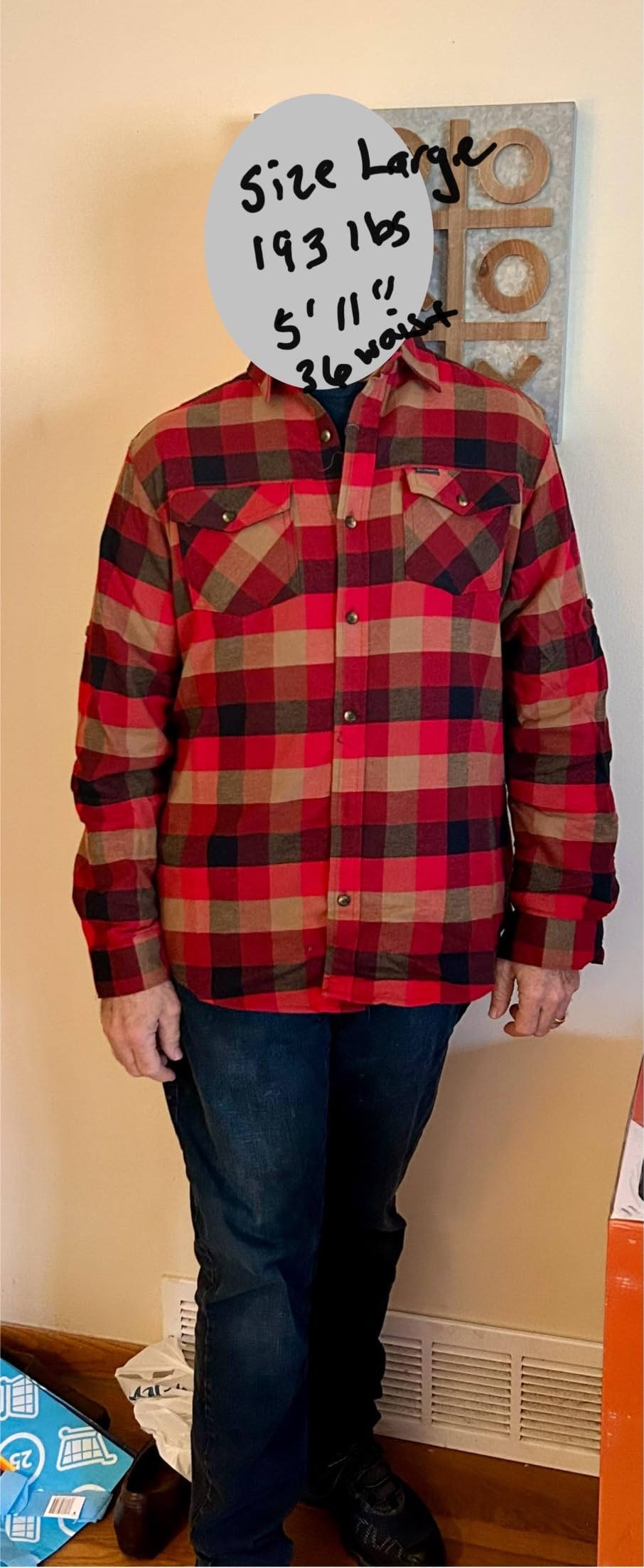 Columbia Men's Bearmouth Springs Roll Up Long Sleeve Flannel Shirt customer photo 2