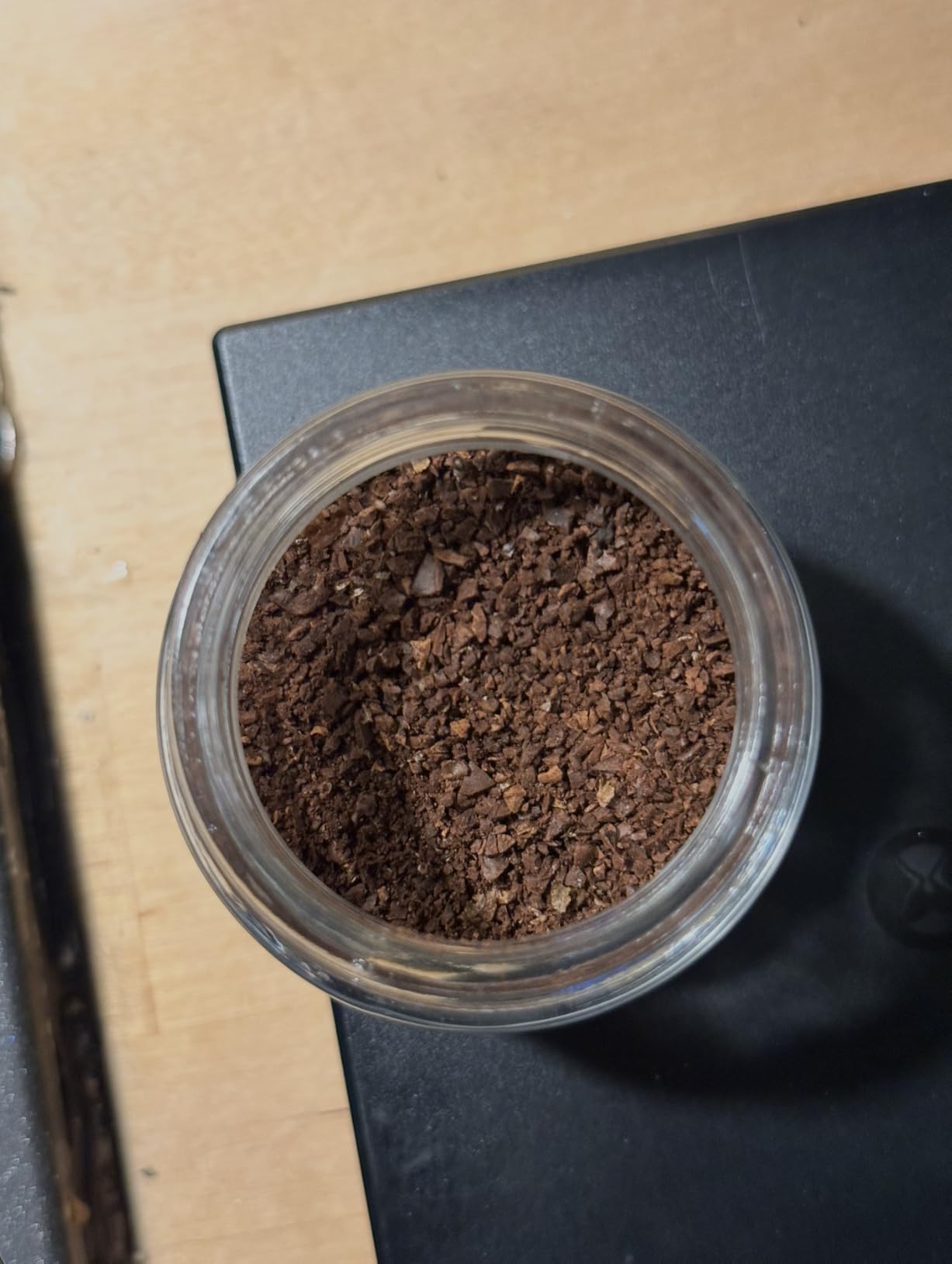 CEVING Mini Manual Coffee Grinder With 40 Adjustable Settings, Black customer photo 2