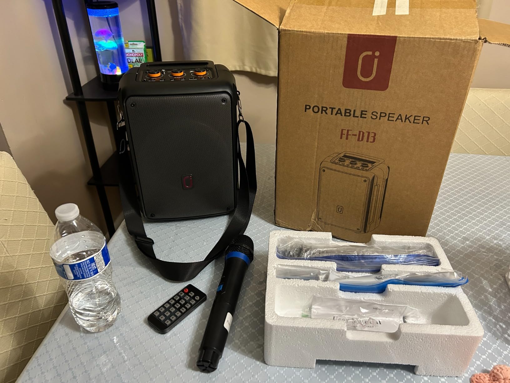 Karaoke Machine with 2 Zero Delay Mics for Adults, Karaoke Set for Parties | Support Karaoke Mode,MIC Priorit, Automatic Bass & Treble Adjustment,Support TV Connectivity for Parties,Events,BBQs customer photo 2