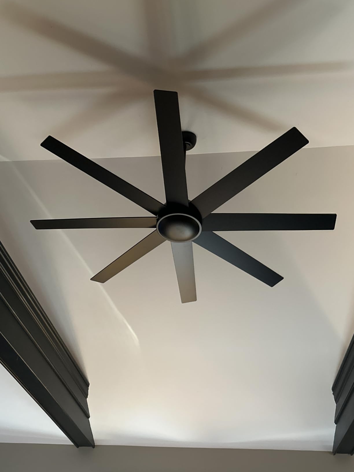 Fanbulous 72 Inch Black Ceiling Fan no Light with Remote, Large, 8 Blades customer photo 1