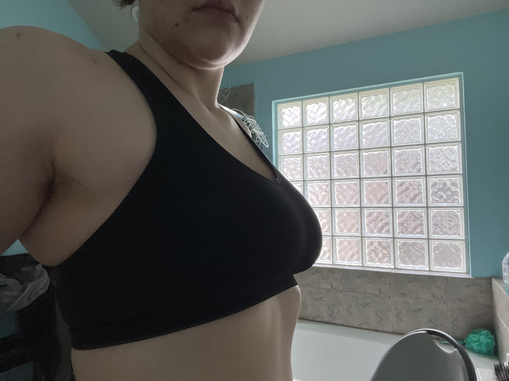 MIRITY Women Racerback Sports Bras - High Impact Workout Gym Activewear Bra customer photo 1