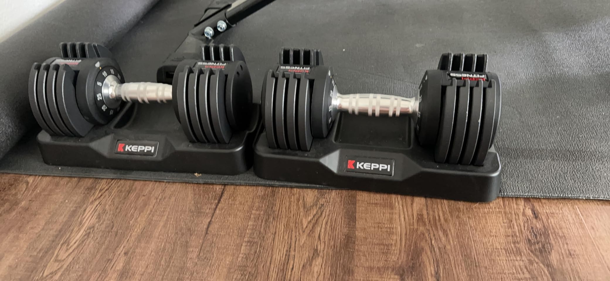 Keppi Adjustable Dumbbells Set of 2, Quick Adjust Weights for Home customer photo 2