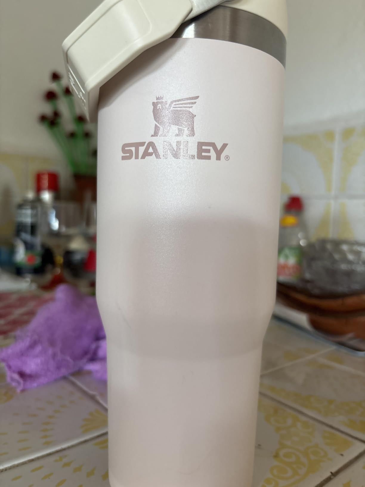 STANLEY IceFlow 2.0 Flip Straw Tumbler, 30 oz, Rose Quartz customer photo 2
