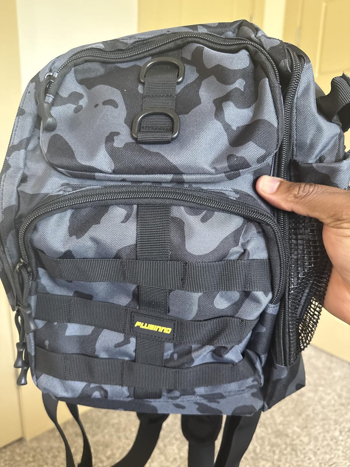 PLUSINNO Fishing Backpack with Tackle Box Fishing Gear Kit Tackle Bag customer photo 2