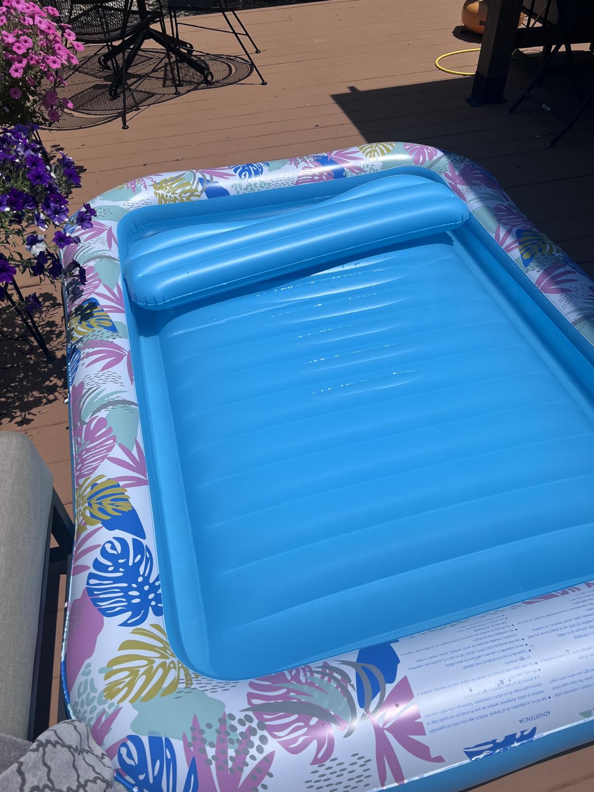 OKSUWATER Inflatable Tanning Pool Lounger, 87