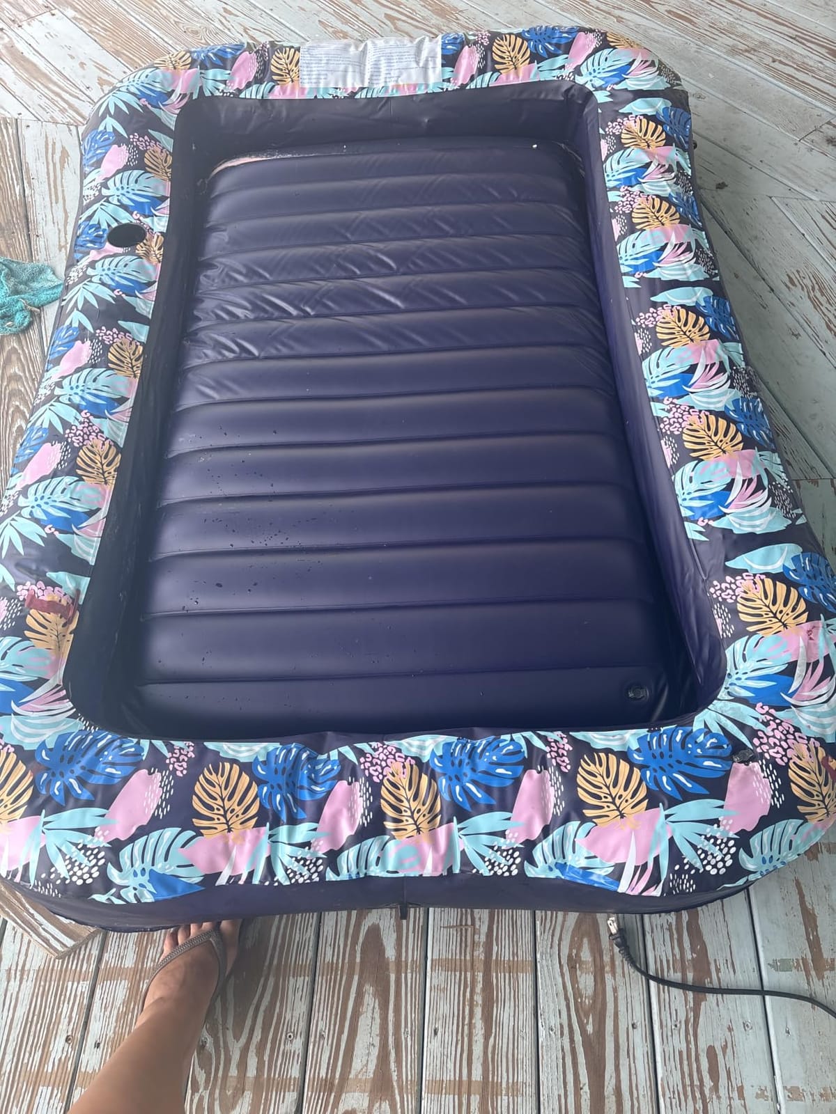 OKSUWATER Inflatable Tanning Pool Lounger, 87