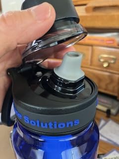 Membrane Solutions C3 Filtered Water Bottle, 36oz BPA-Free Bottle with Replaceable ACF+UF Filter Cartridge, Portable Water Filter, Travel, Hiking & Camping for Drinking Water Anywhere(Blue) customer photo 2