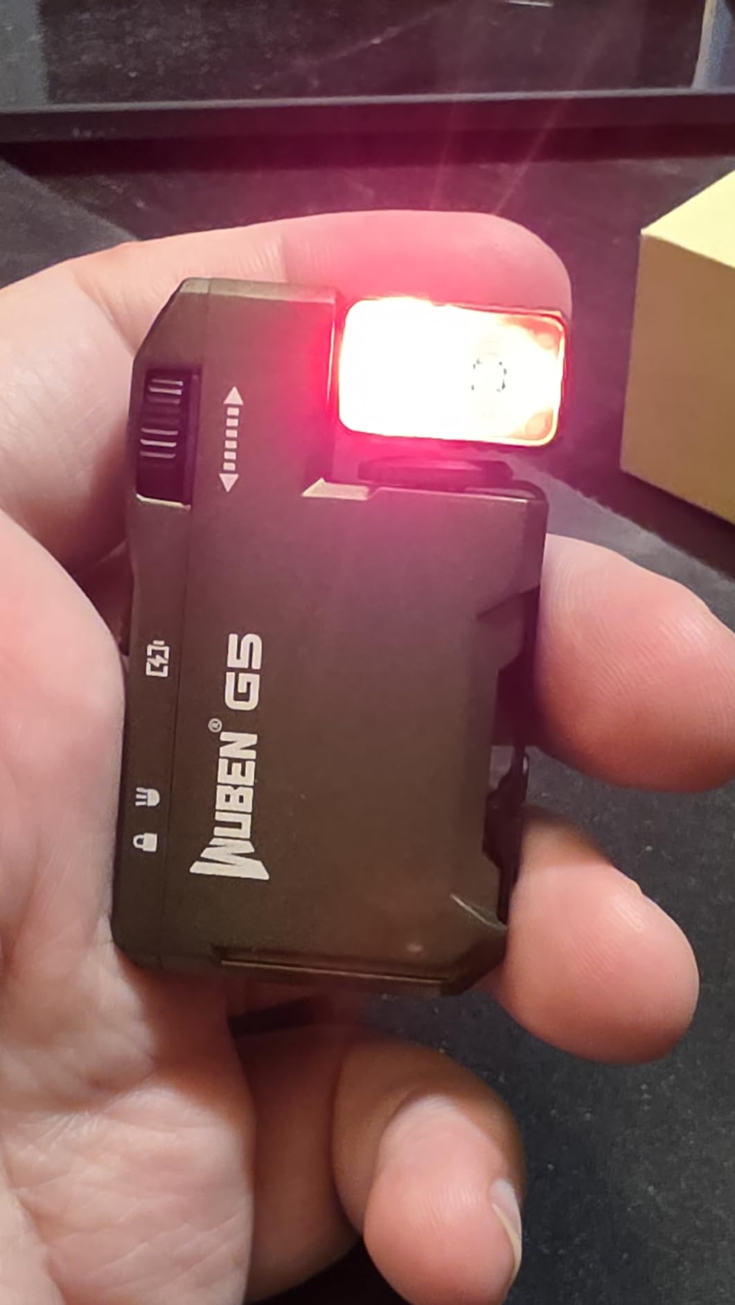 WUBEN G5 Rechargeable EDC Flashlight, Mini Flat Bright Small Flashlight customer photo 1