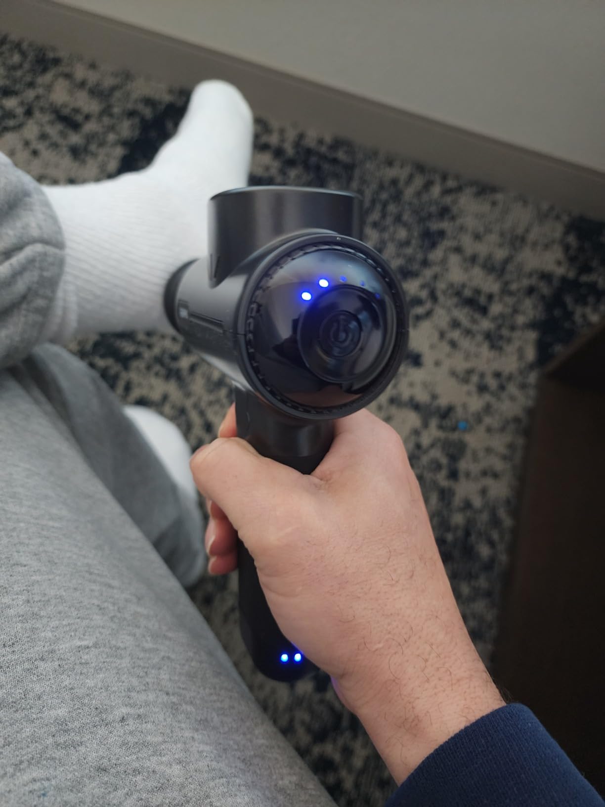RENPHO Active+ Massage Gun, App-Controlled Guided Courses, Bluetooth customer photo 2