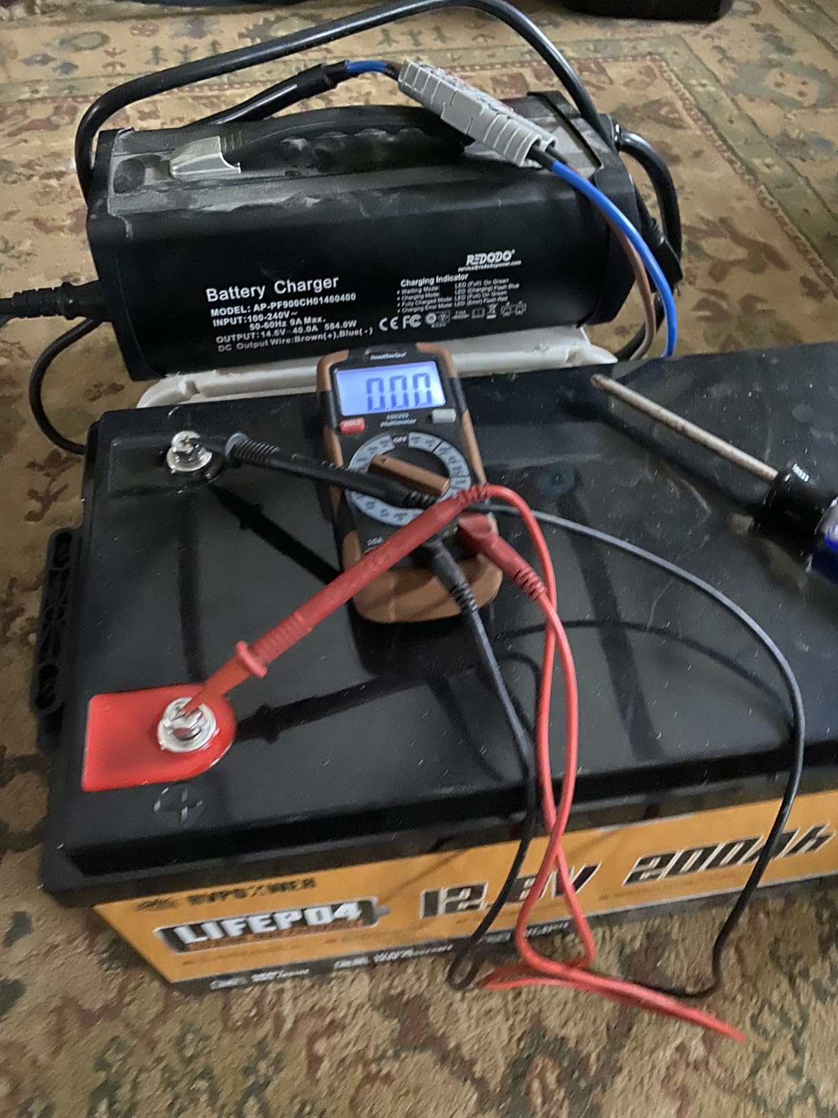 12V 100Ah LiFePO4 Lithium Battery Group 31 with Built-in 100A BMS | 15000 Deep Cycles, Lightweight Lithium Iron Phosphate Battery for Home Energy, RV, Trolling Motor, Marine, Solar, Off-Grid customer photo 2