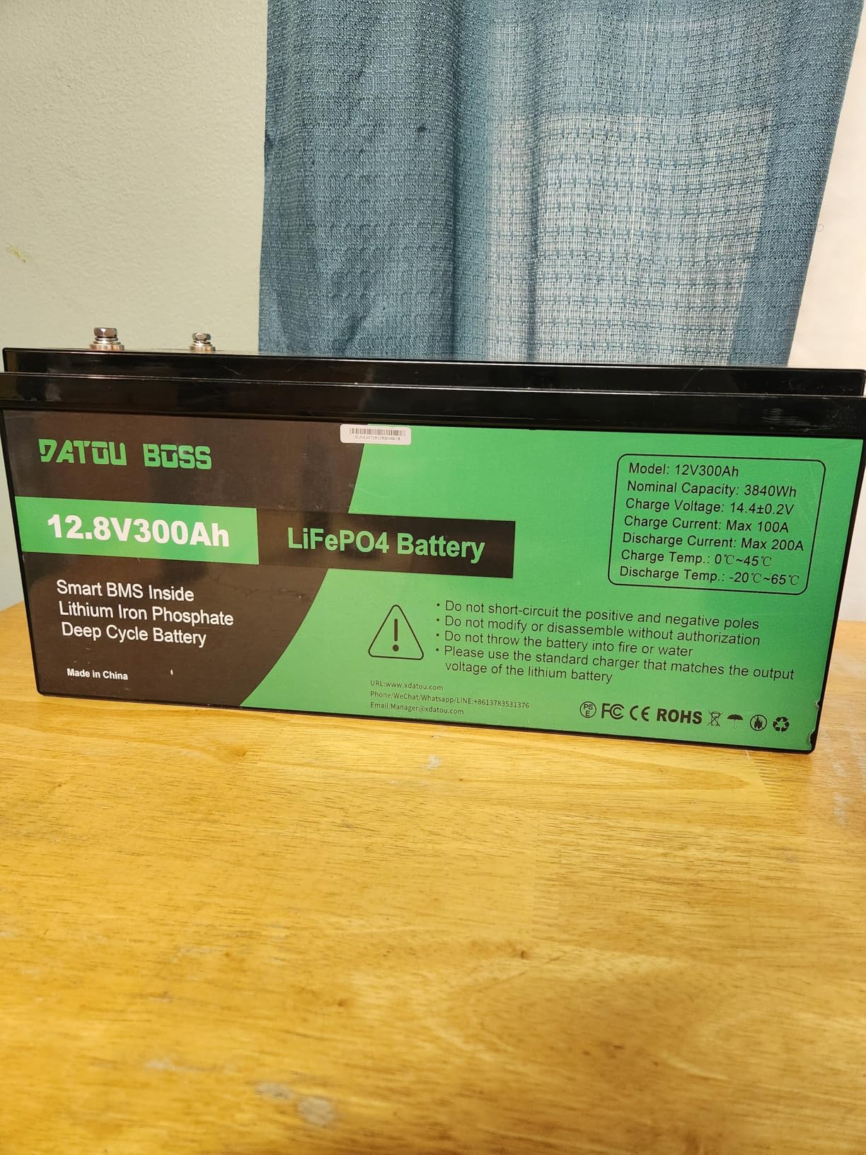 12V 200Ah LiFePO4 Lithium Battery, Max. 2560Wh, 15000 Deep Cycle Battery | Low Temp Protection Lithium Iron Phosphate Battery for Home Energy, RV, Trolling Motor, Marine, Solar, Off-Grid customer photo 1
