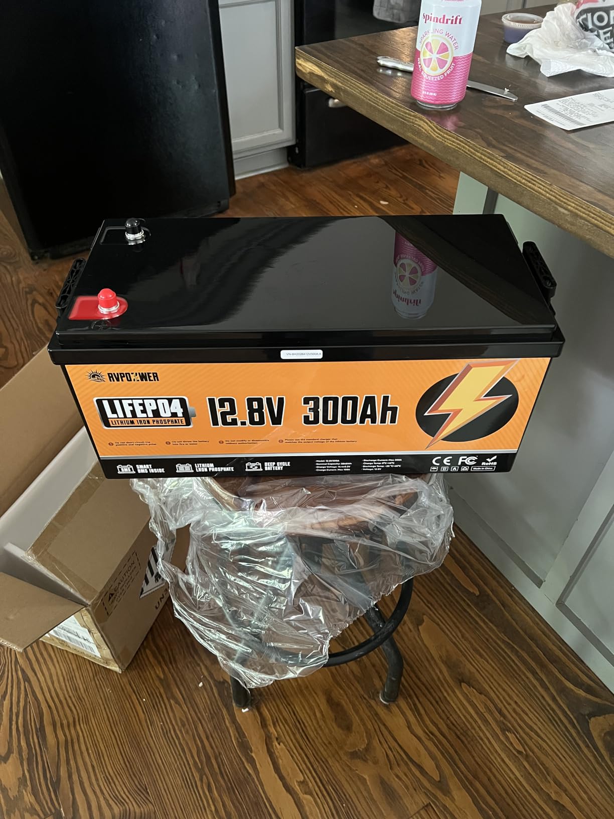 12V 200Ah LiFePO4 Lithium Battery, Max. 2560Wh, 15000 Deep Cycle Battery | Low Temp Protection Lithium Iron Phosphate Battery for Home Energy, RV, Trolling Motor, Marine, Solar, Off-Grid customer photo 2