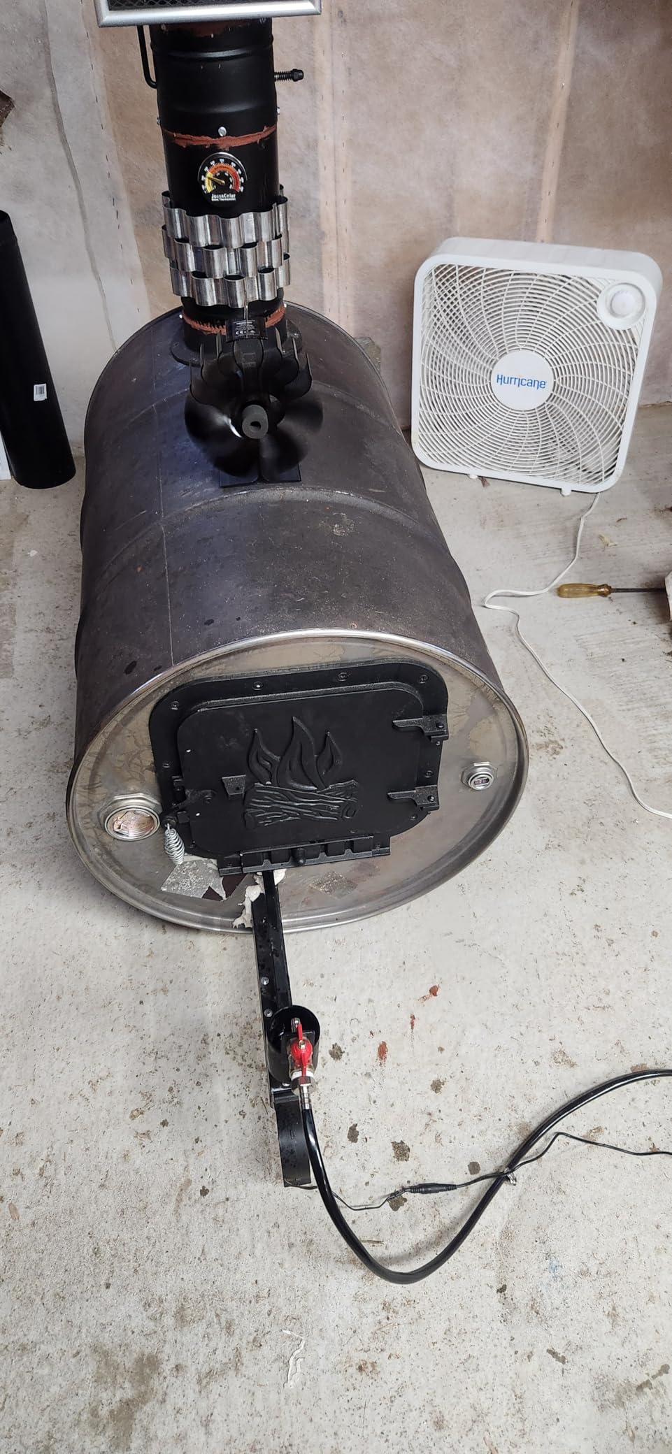 Waste Oil Burner 25 kW for Heating (700mm(27.55in)) customer photo 1