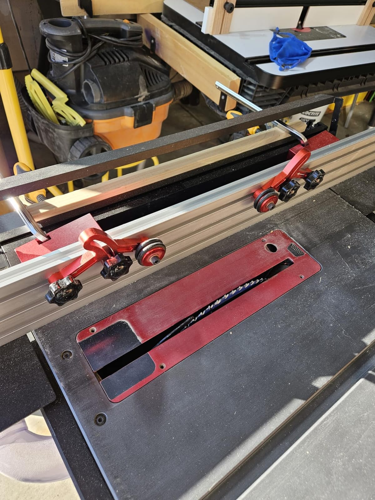 Woodpeckers Auxiliary Rip Fence, 36 Inch Job Site Table Saw Fence Extension, Infeed or Outfeed Support, T-Track Slots, Clamping Blocks - ARF-BSCS customer photo 2