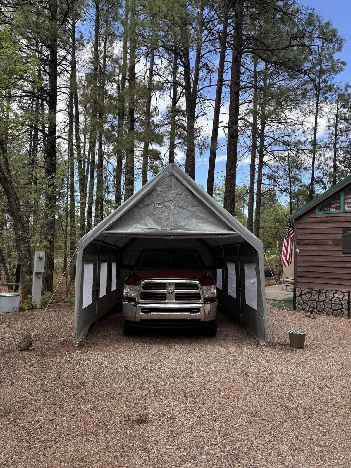 Quictent 10x20 ft Carports with Side Zipper Doors customer photo 2
