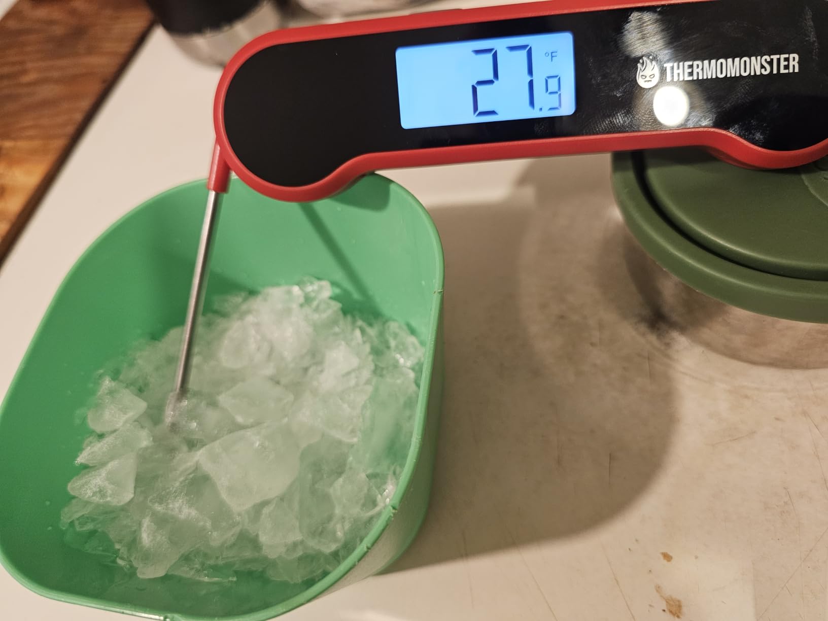 0.5 Sec Instant Read Meat Thermometer Digital for Cooking, Red customer photo 2