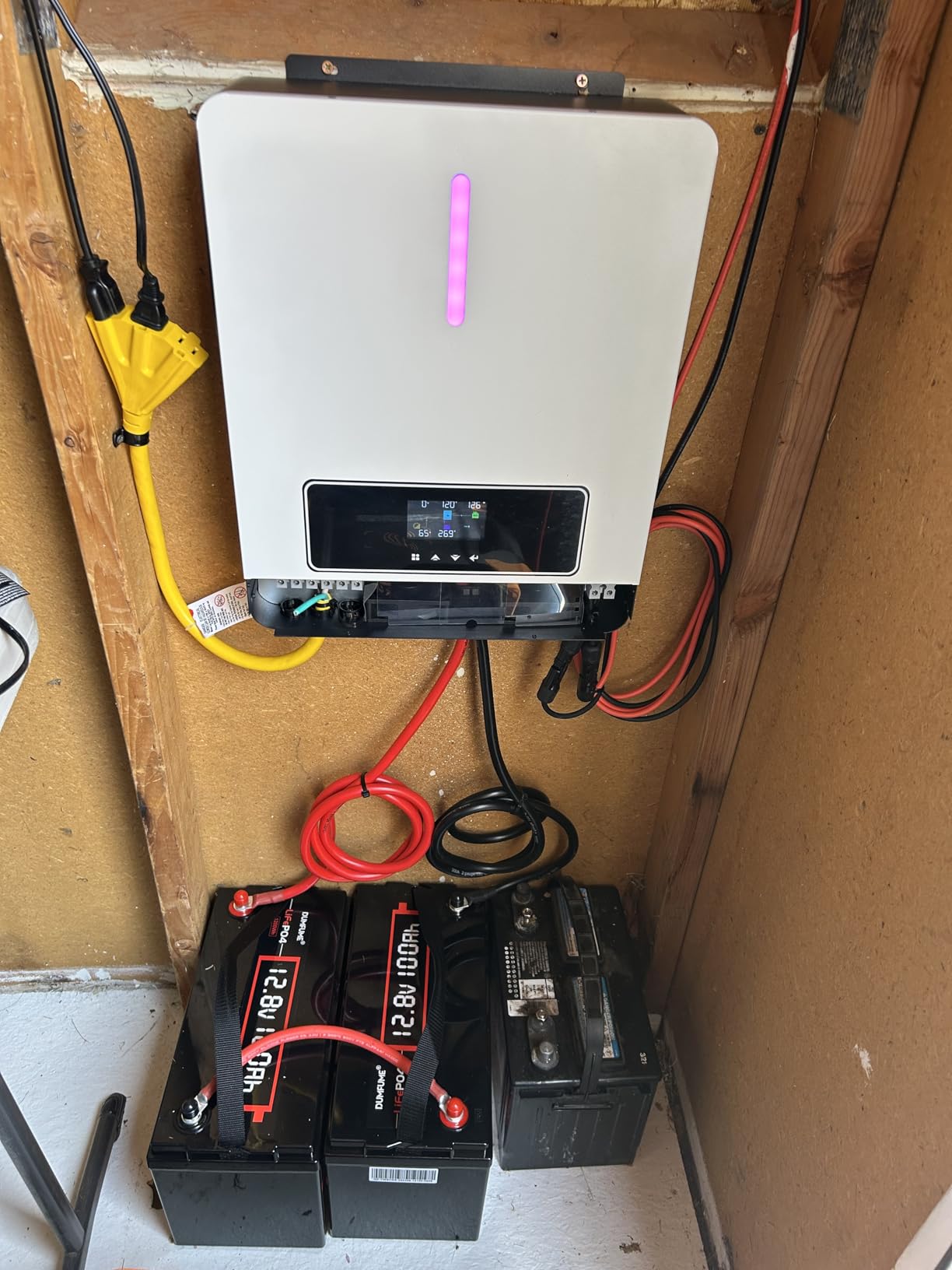 12V 600Ah LiFePO4 Lithium Battery Built-in 200A BMS customer photo 2