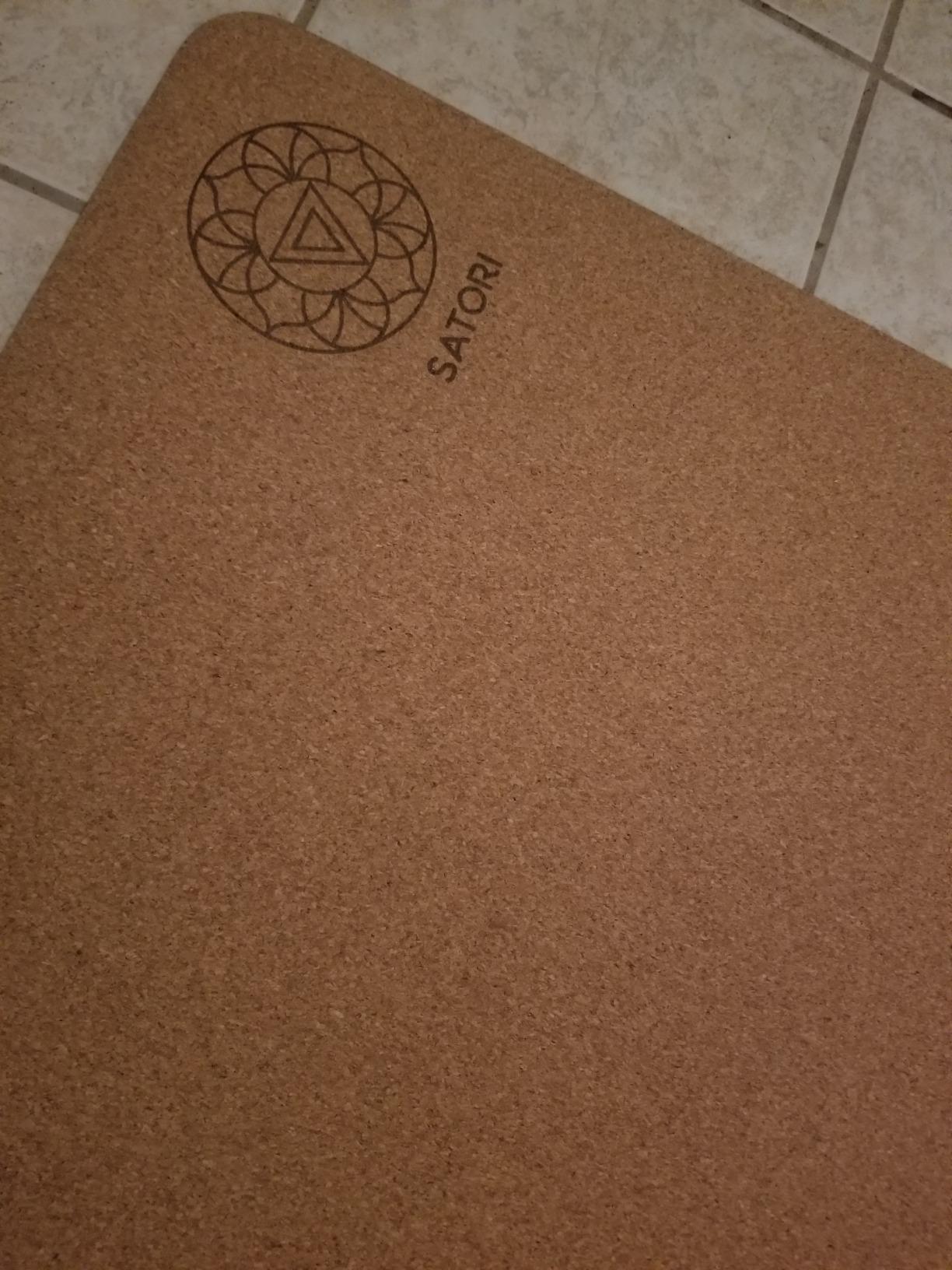 Cork Yoga Mat with Natural Rubber Base, Extra Size, Thickness and Support, Excellent Cushion & Grip, Non-Slip, Non-Toxic, Sweat-Resistant, Sustainable, Eco-friendly Exercise Mat customer photo 1