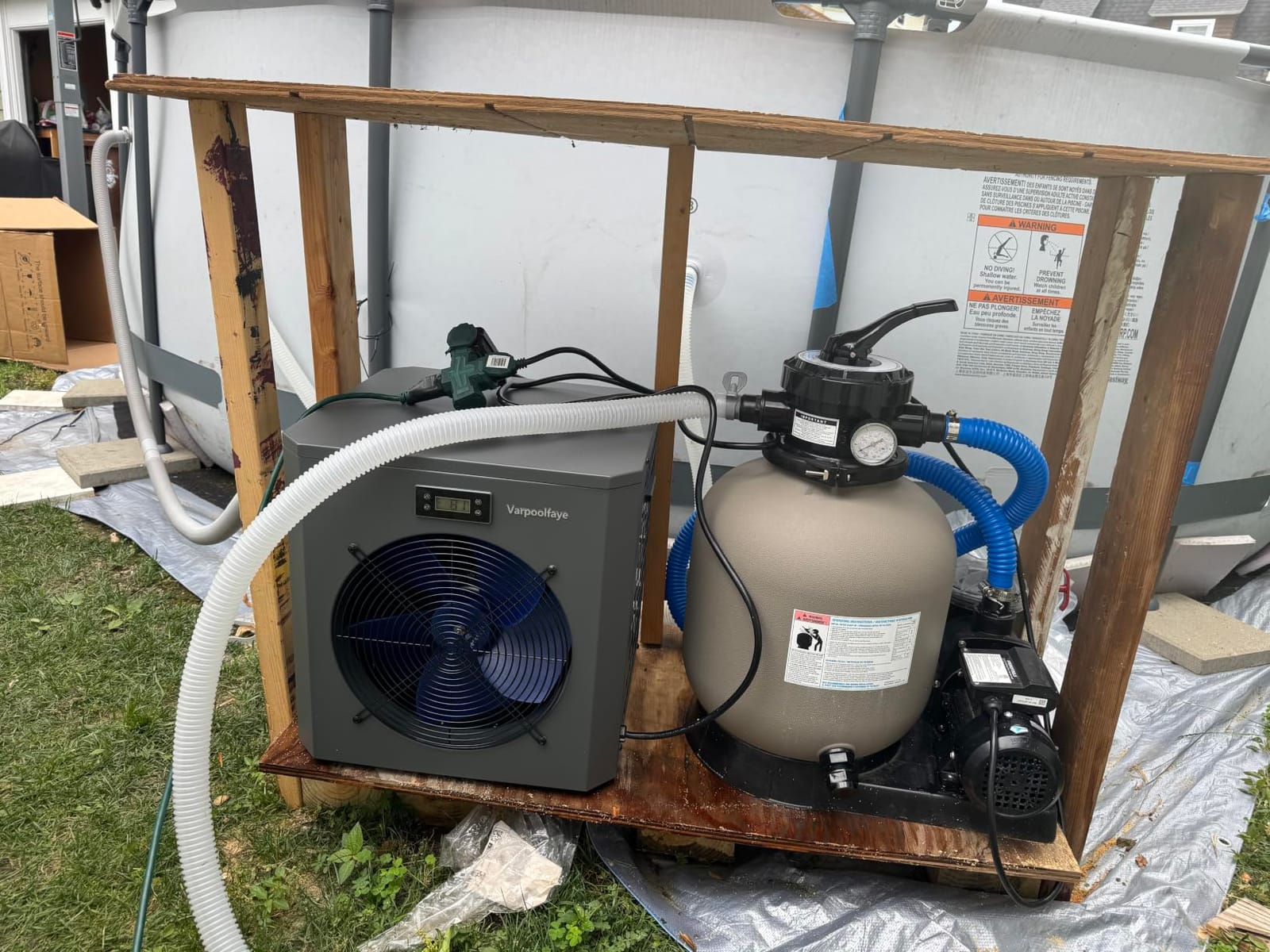 40000 BTU Pool Heater for Above Ground and Inground Pools 220v customer photo 1