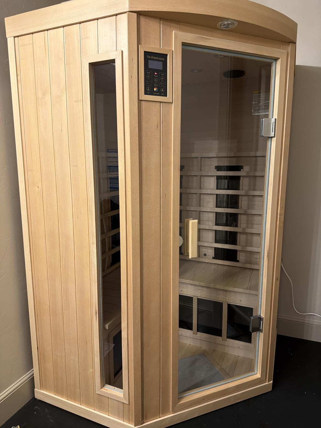 High Temp 2 Person Infrared Sauna Ceramic Infrared Sauna for Home customer photo 1
