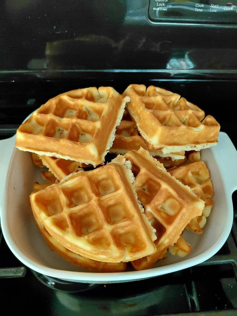 Hehinton® 110V 1300W Commercial Belgian Liege Waffle Maker, Rotatable Croffle Machine with 122-572℉ Temp Control, 0-5min Timer, φ7