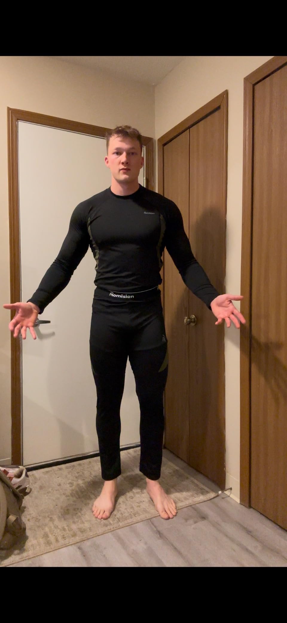 romision Thermal Underwear for Men Long Johns Set Hunting Gear Base Layer customer photo 2