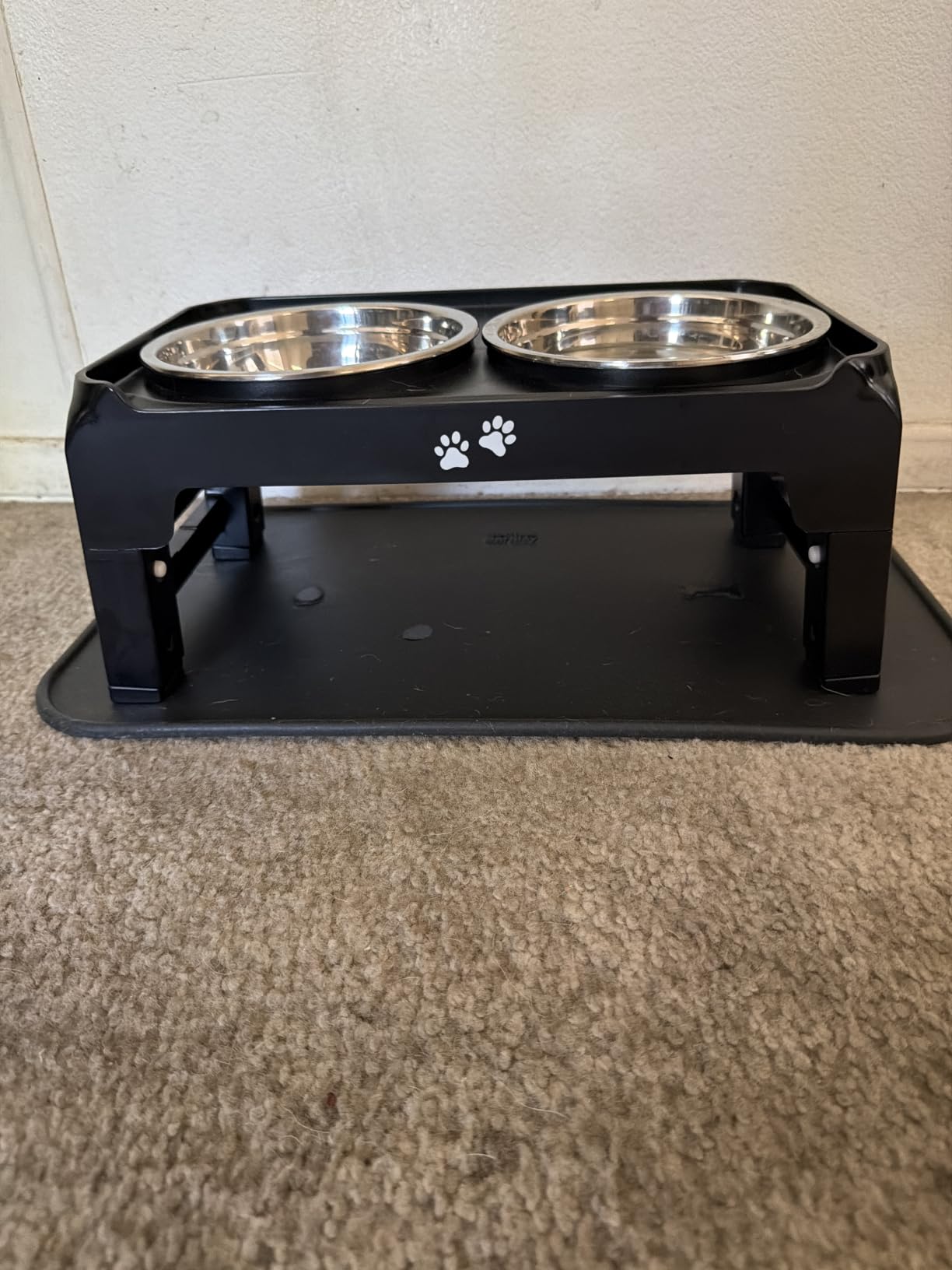 Elevated Dog Bowls for Large Dogs 5 Adjustable Heights 7.5