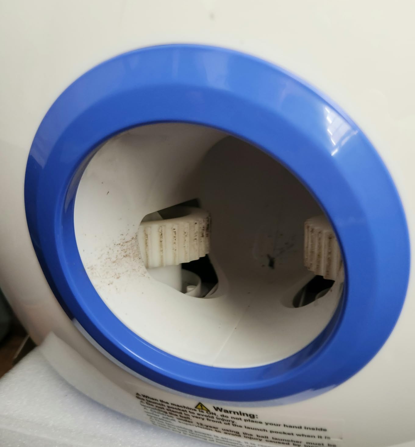 Automatic Ball Launcher for Dogs: Indoor Thrower Fetch Machine,Blue customer photo 1