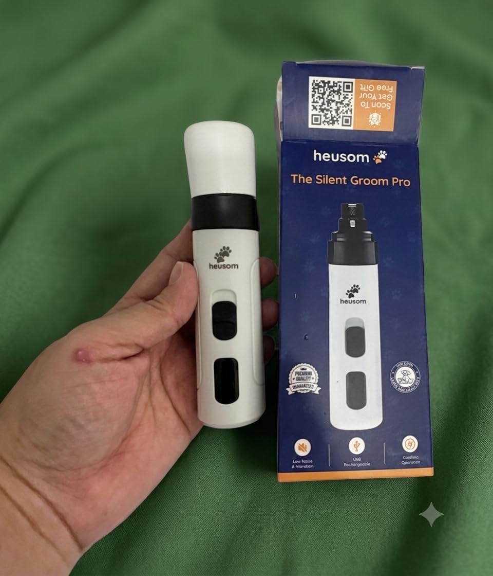 Silent Groom Pro Pet Nail Grinder | Whisper Quiet Dog Nail Grinder customer photo 1