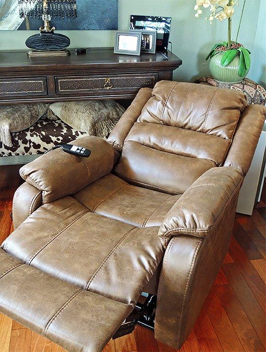 Signature Design by Ashley Dual Motor Power Lift Recliner, Heat & Massage customer photo 1