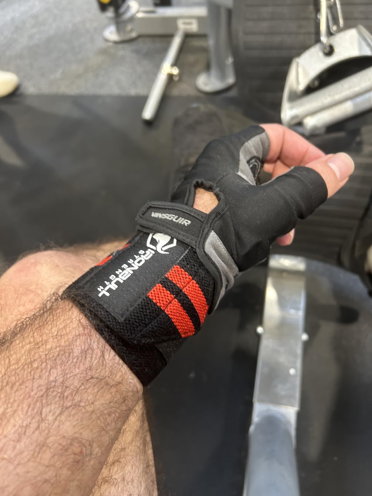 Wrist Wraps for Weightlifting (USPA & IPL Approved) - 18” Premium Quality Wrist Straps for Weightlifting - Weight Lifting Wrist Wraps with Thumb Loop - Best Gym Wrist Wraps for Lifting Weights, Curls & Dips - Lifting Wrist Wraps for Bench, Powerlifting & Weight Training - Weightlifter's Wrist Straps Lifting for Men and Women customer photo 2