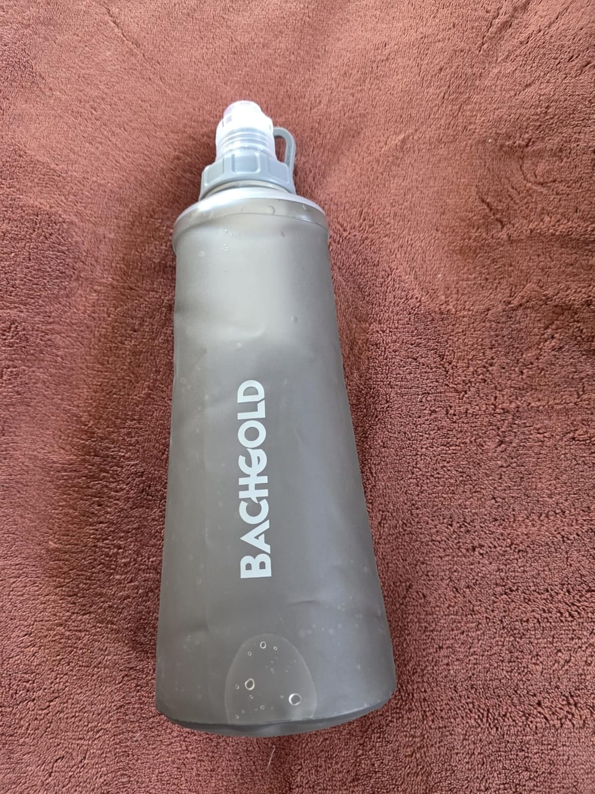 Bachgold Squeeze Collapsible Water Filter Bottle for Camping, Gray 33.8 Oz customer photo 1