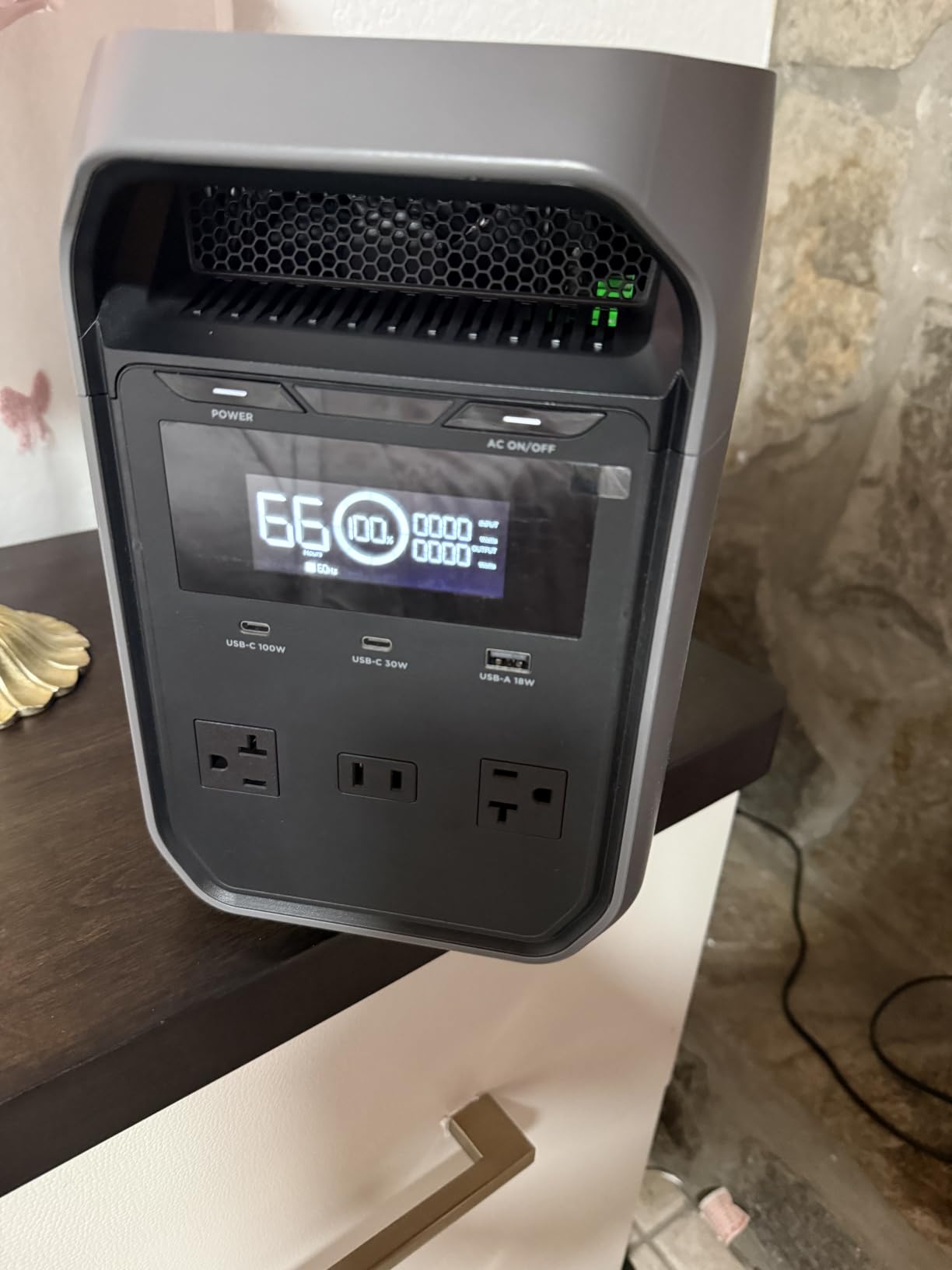 EF ECOFLOW Portable Power Station Delta 3 Classic, 1024Wh 1800W AC customer photo 1