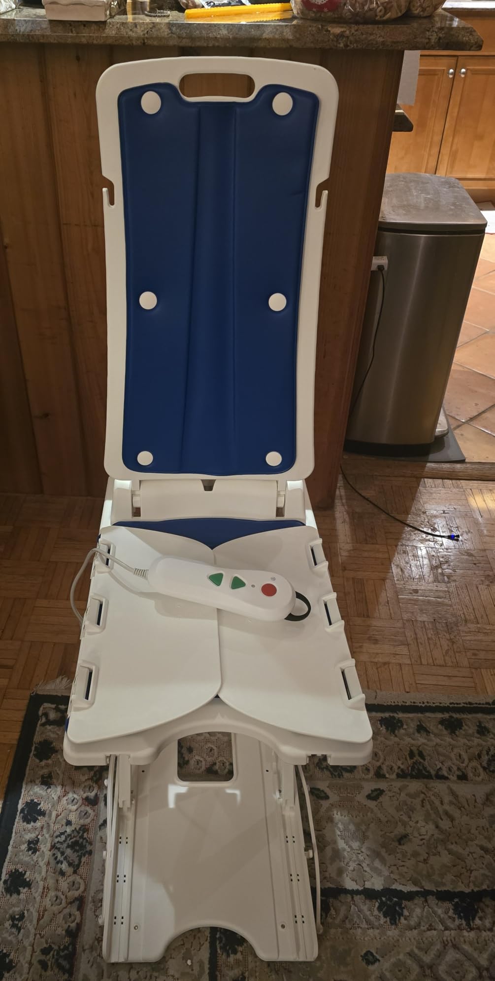 Portable Floor and Bath Lift Chair for Elderly Falls, Max 308 lbs customer photo 2