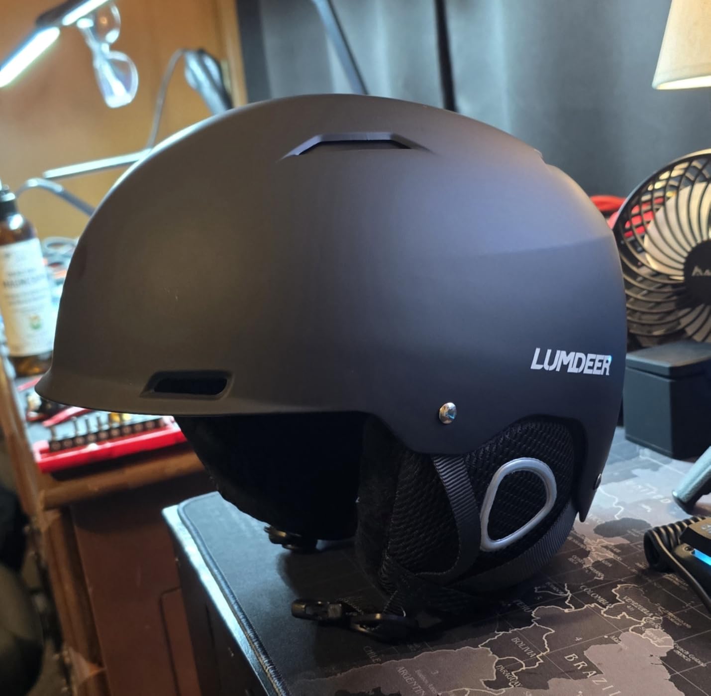 LUMDEER Ski Helmet with 2 in 1 Visor Goggles, UV Protection Snowboard Helmet, Certified Ajustable Snow Sport Helmets for Men Women Skiing, Skating, Snowboarding customer photo 1
