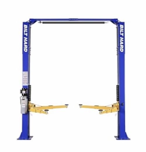 BILT HARD Two Post Car Lift 10000 LBS Capacity, 3HP 1PH Clearfloor Automotive Vehicle Lifts with Single Point Release, 4.5Ton 2 Post Overhead Auto Truck Tractor Lift 220V 60HZ customer photo 1
